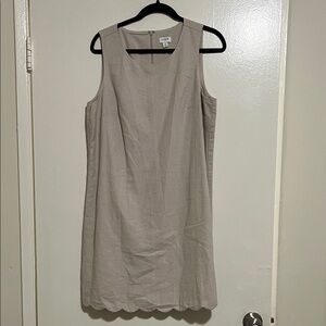 SALE: JCREW Light Gray Sleeveless Mini Dress